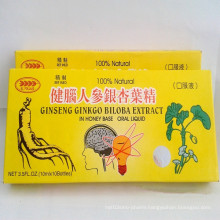 100% Natural GMP Ginseng Gingko Biloba Extract Oral Liquid